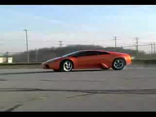Lamborghini Murcielago Подпалва Гуми