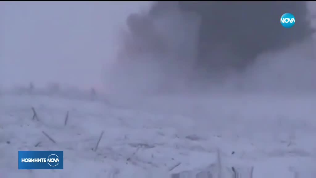 Видеозапис от катастрофата на руски боен самолет край Мурманск (ВИДЕО)