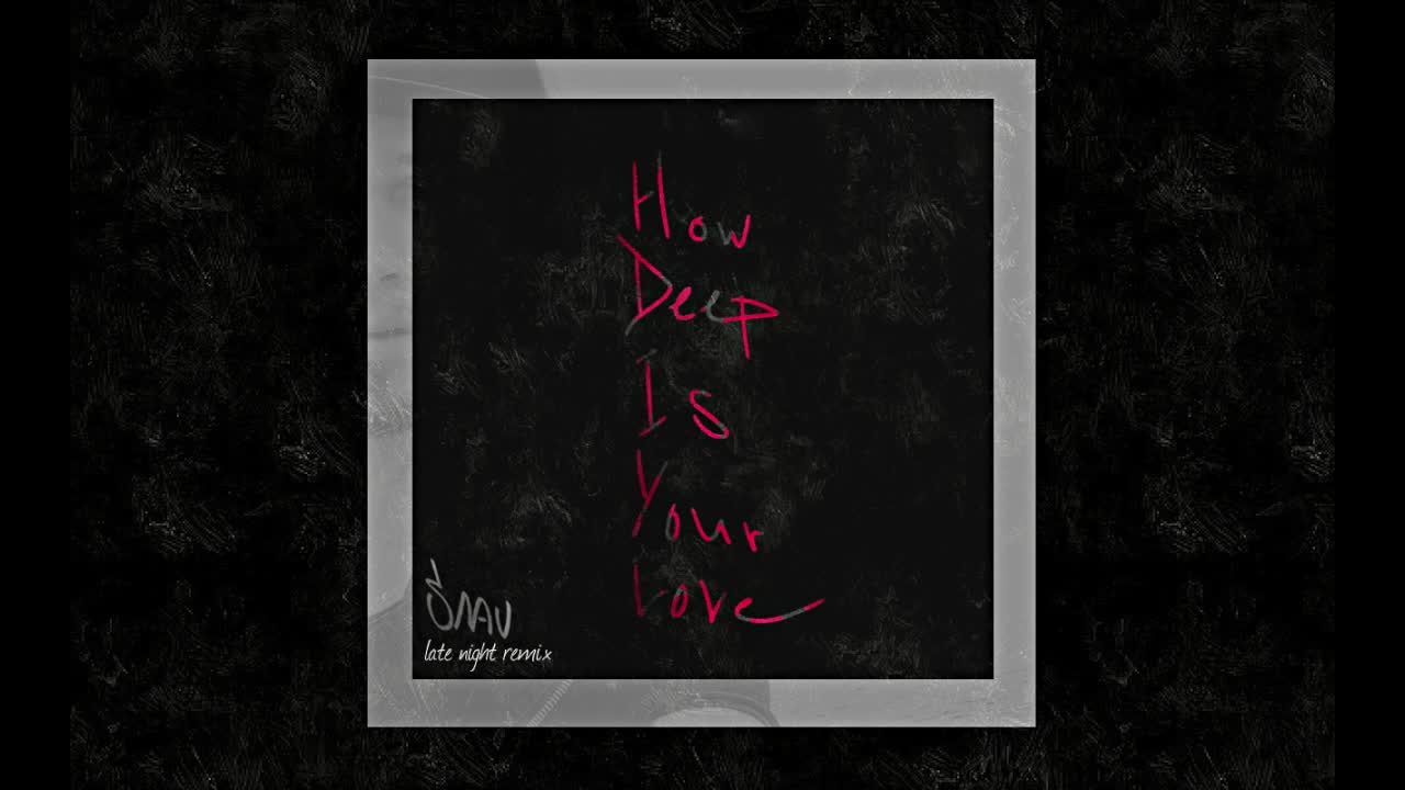Slav x Calvin Harris & The Disciples - How Deep Is Your Love [late night remix]