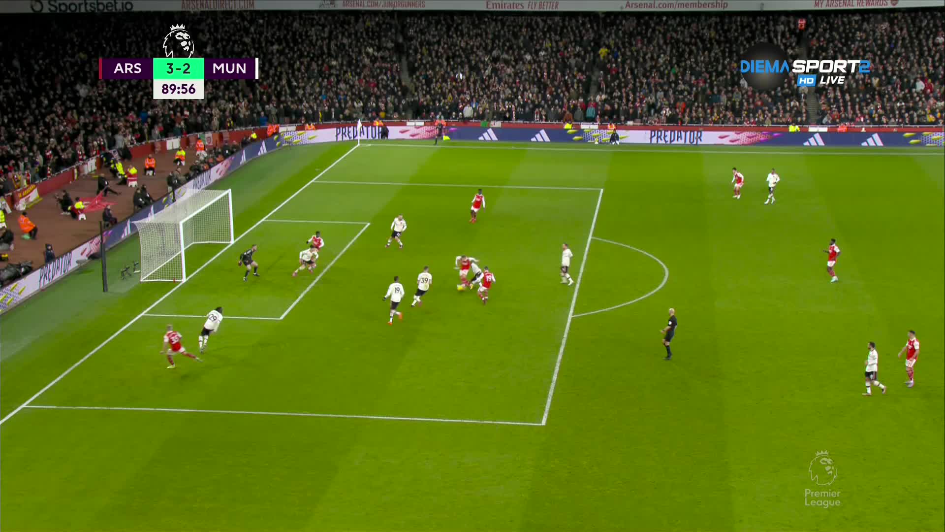 Еди Нкетия донесе победата на Арсенал в 90-ата минута