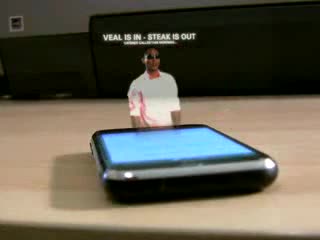 Уникално!!! Какво Може Един Телефон. Iphone Холограма