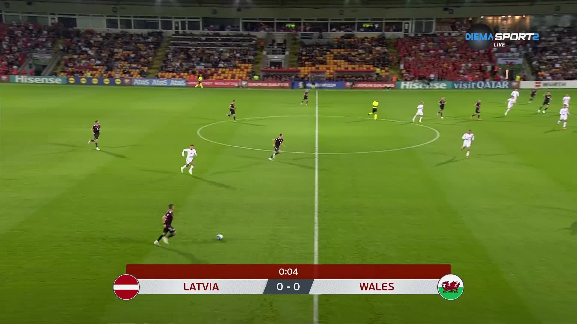 Латвия - Уелс 0:2 /репортаж/