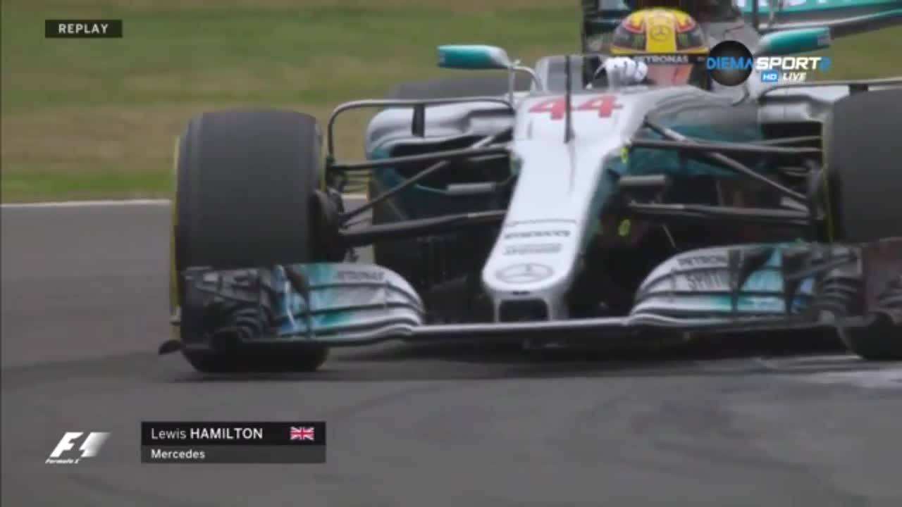 Ферари диша във врата на Мерцедес преди квалификацията за Гран при на Великобритания