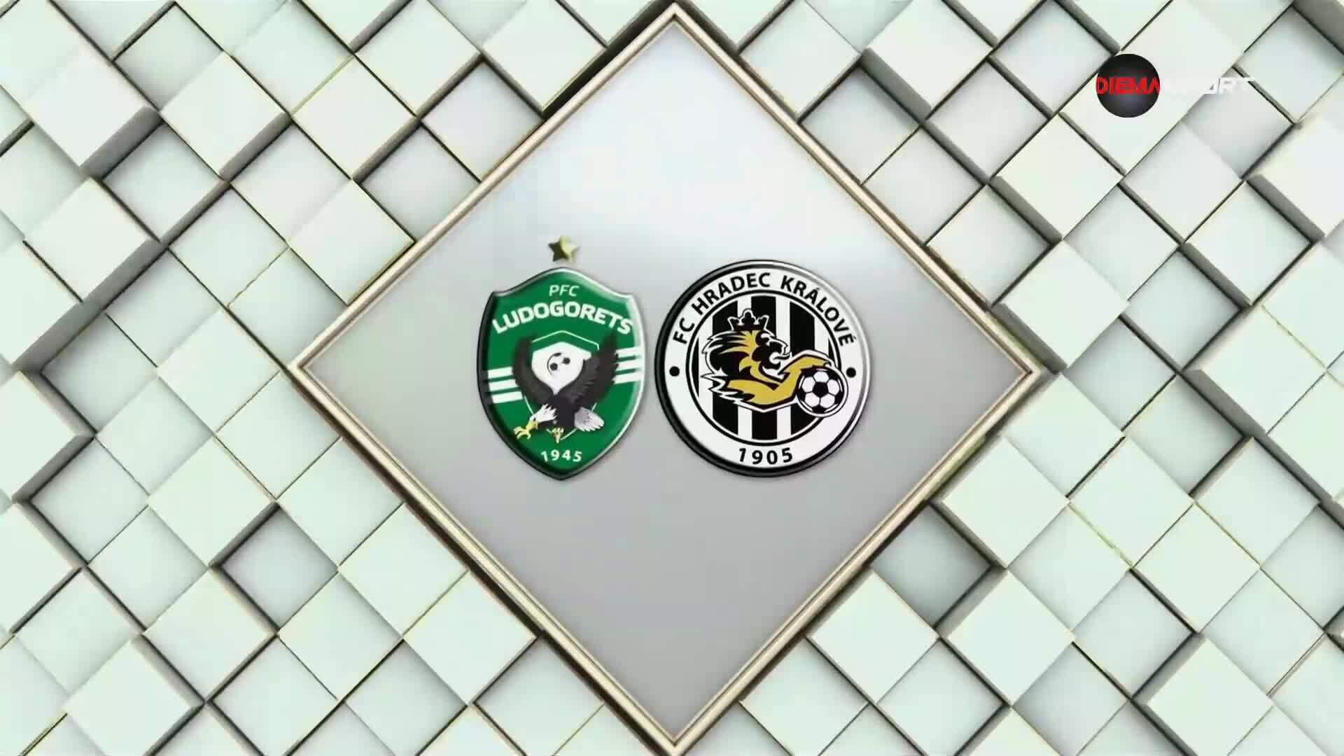 Лудогорец - Храдец Кралове 0:1 /първо полувреме/