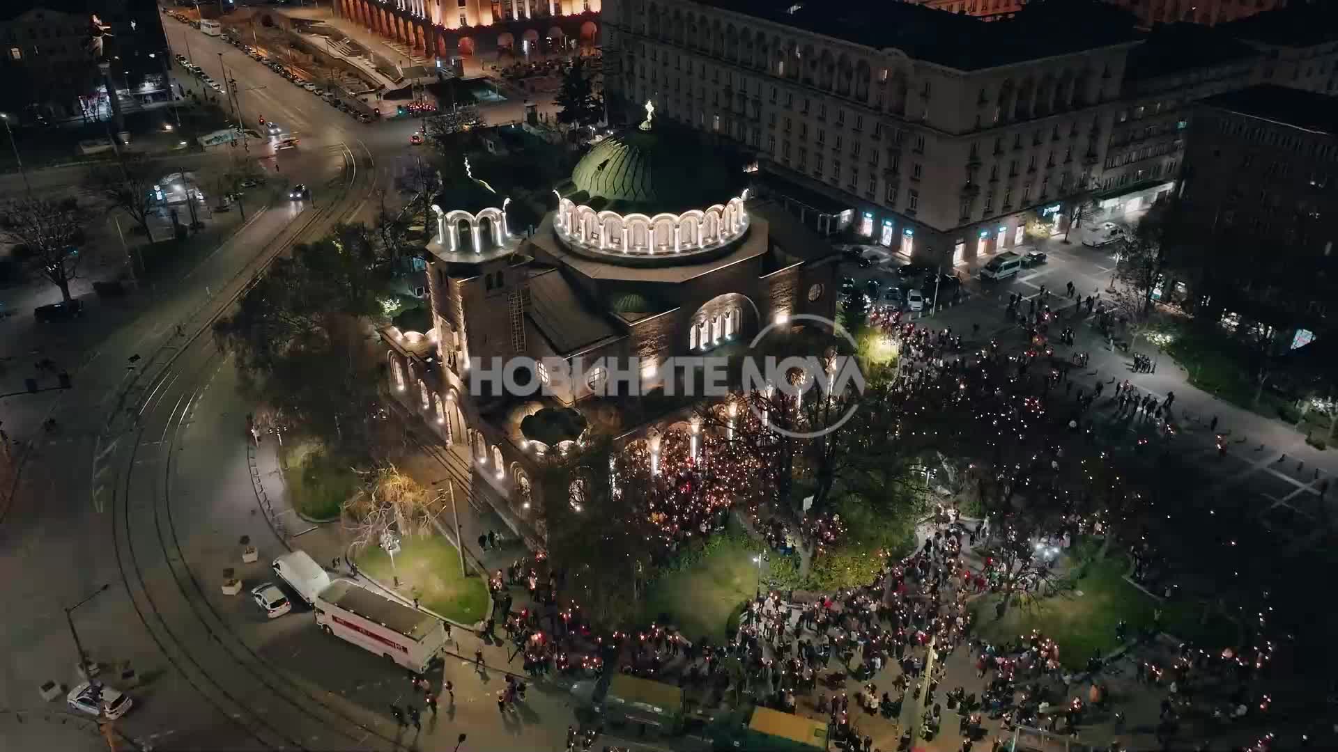 Спиращи дъха кадри с дрон: Великден отвисоко в София