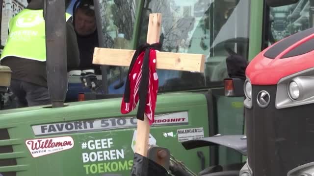 Мащабен фермерски протест блокира Брюксел