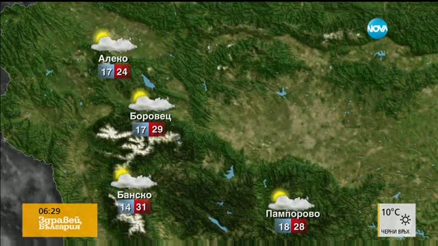 Прогноза за времето (22.06.2016 - сутрешна)