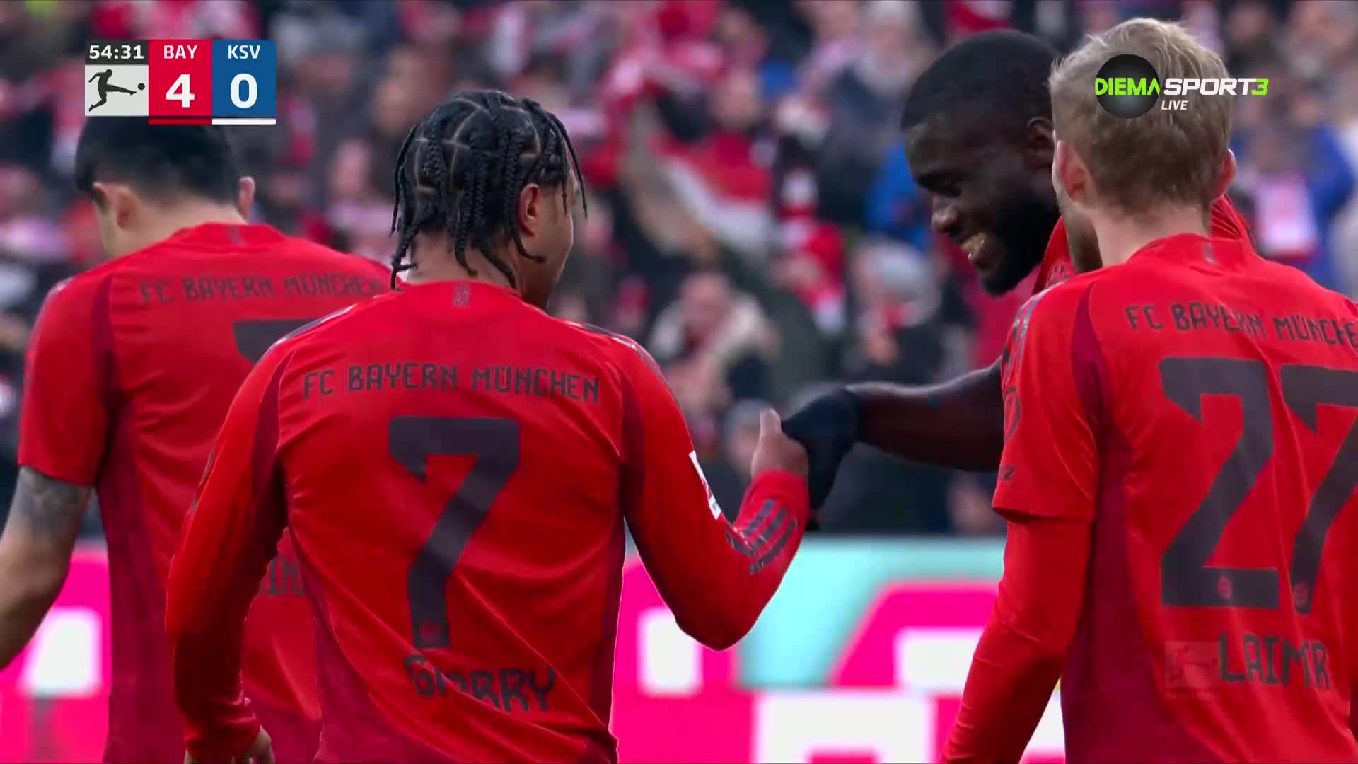 Гнабри отбеляза четвърти гол за Байерн