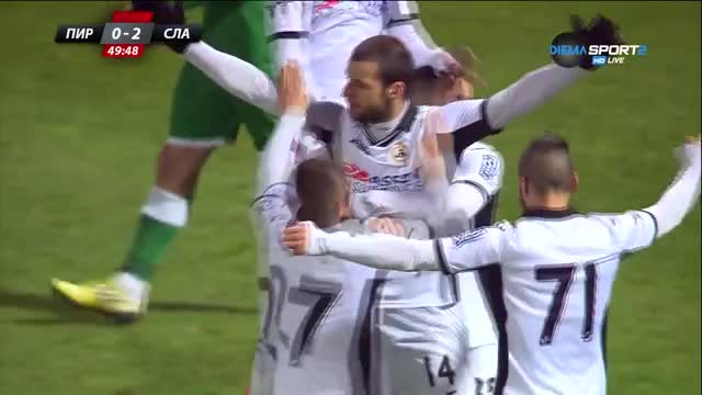 Фантастичен гол на Ивайло Димитров донесе 2:0 за Славия срещу Пирин