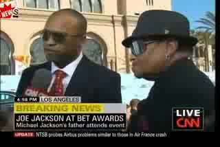 Майкъл Джексън - баща Джо Jackon - Bet награди 2009 Cnn Интервю