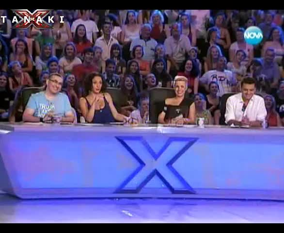 Целия Kлип - Изглеждаш Като Малка Проститутка - X - Factor България 15.09.11