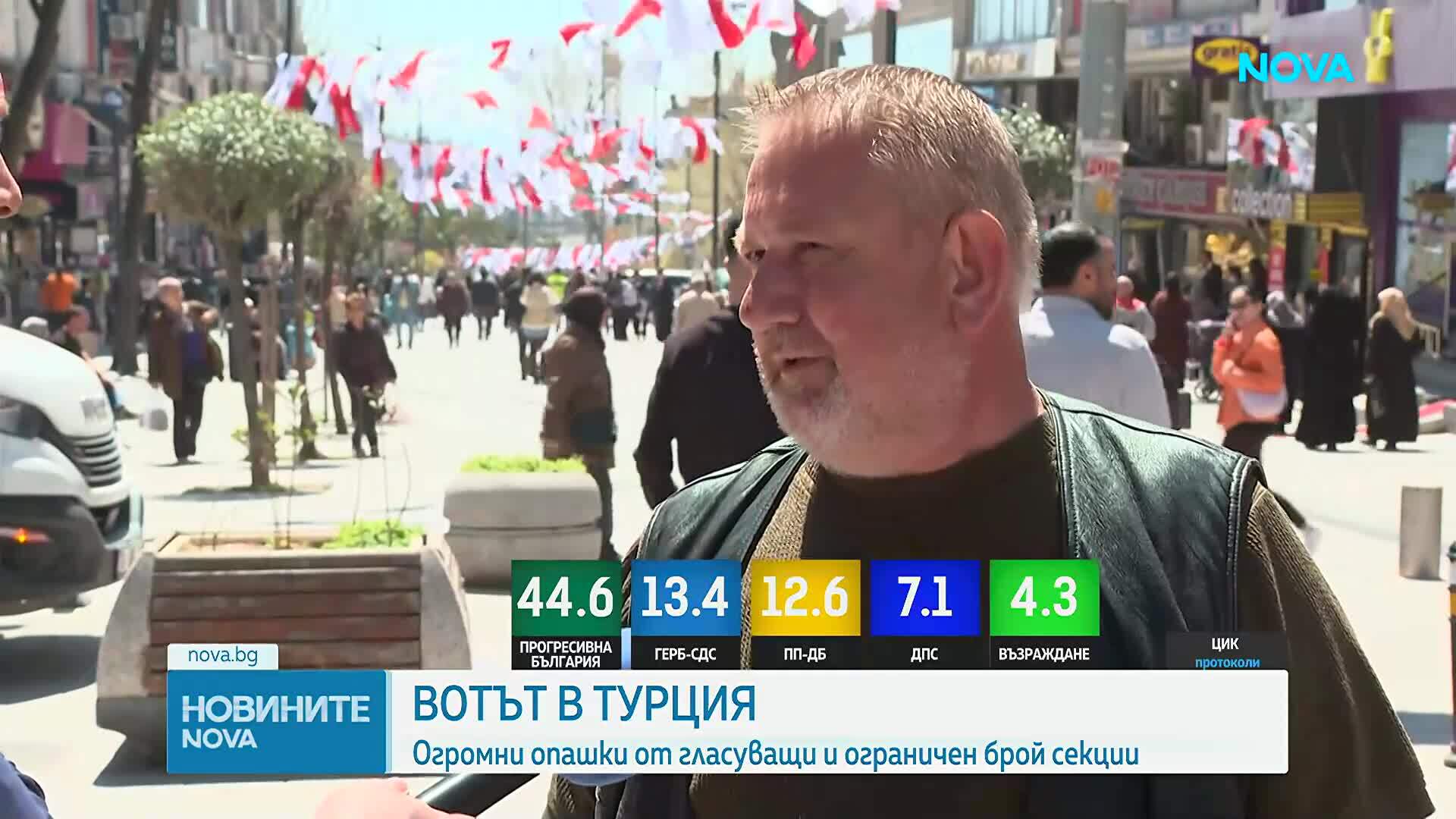 Двойно по-малко гласували в Турция, ДПС печели доверието на избирателите