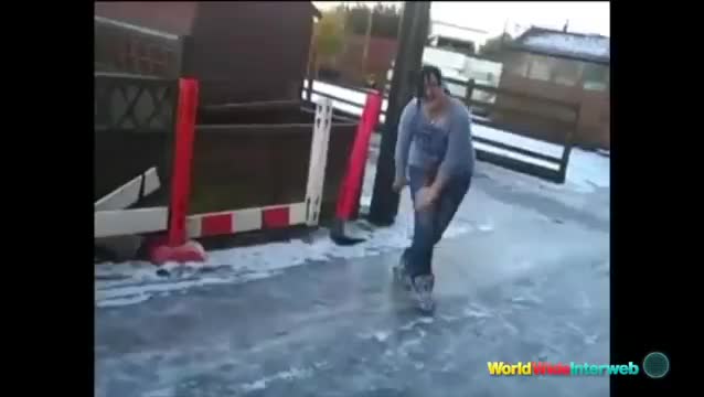 Хора върху лед ... да плачеш или да се смееш !!!