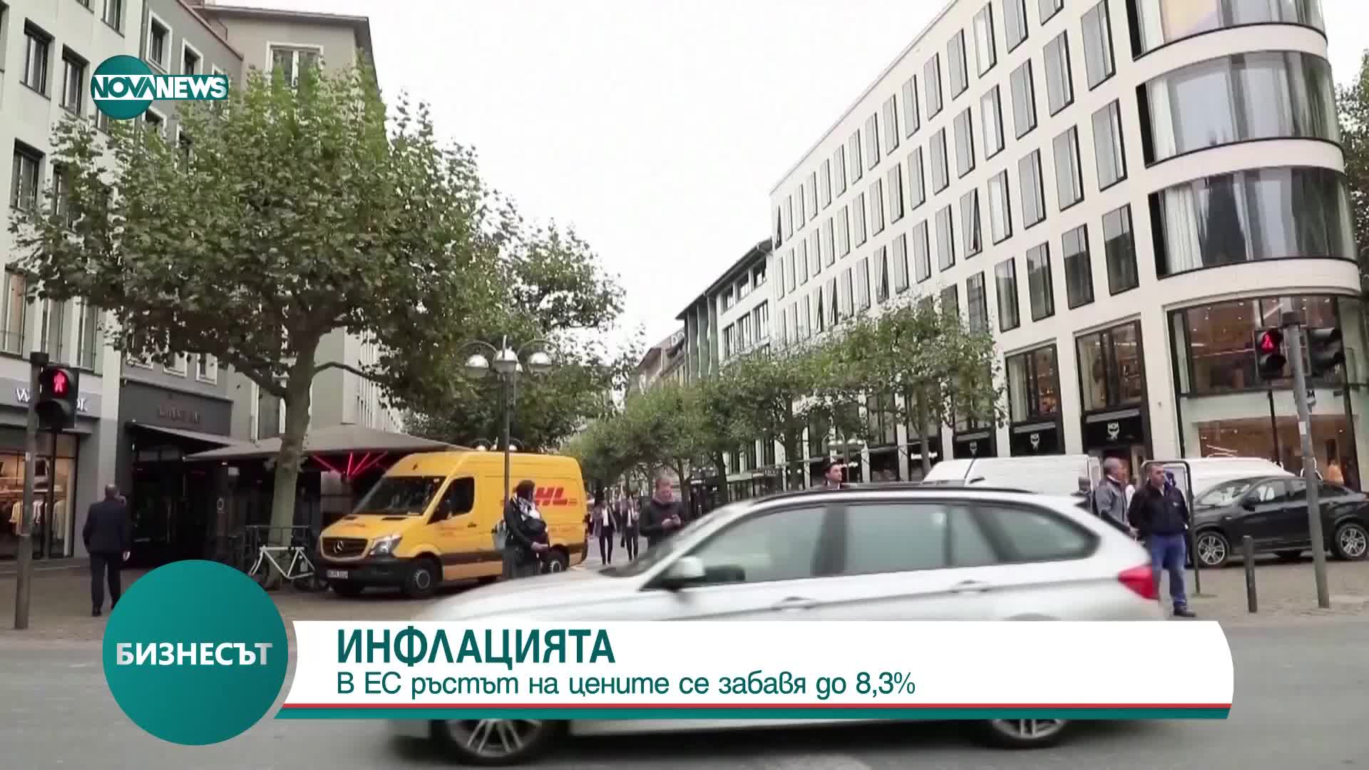 Ръстът на цените в ЕС се забавя