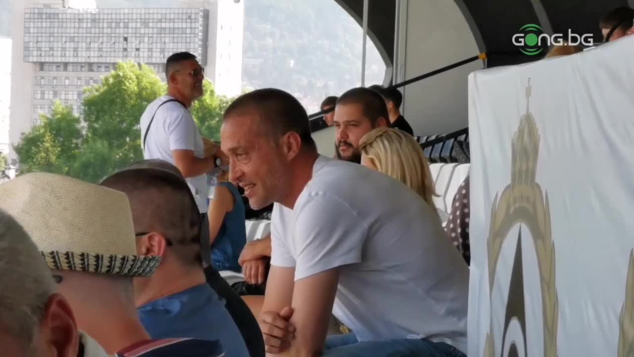 Йордан Петков е на трибуните на стадион "Славия"