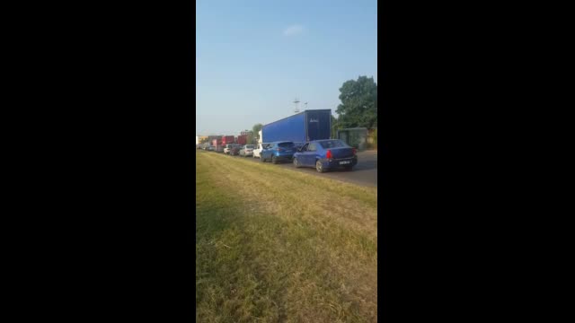 Задръстване по вина на румънците в Русе