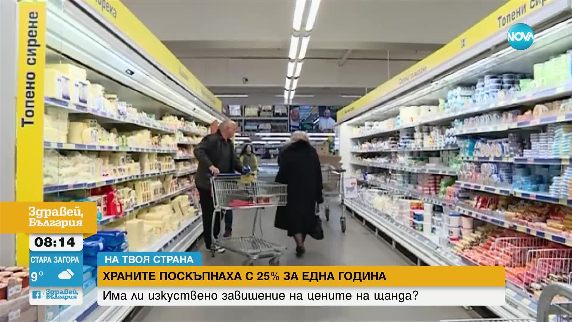 "На твоя страна": Храните поскъпнаха с 25% за една година