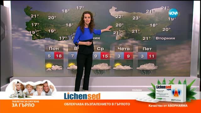 Прогноза за времето (22.02.2016 - сутрешна)