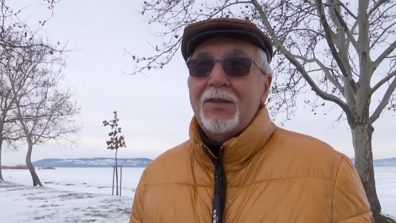Рядко явление: Езерото Балатон замръзна почти изцяло за първи път от 2017 г.