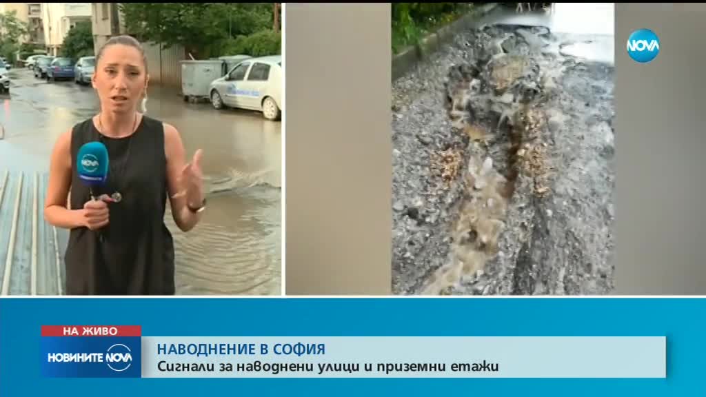 От "Моята новина": Порои и гръмотевични бури в Западна България