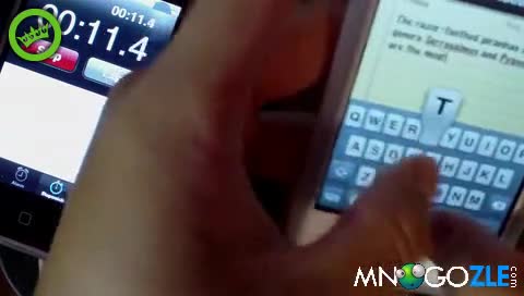 Световен рекорд по писане на смс 