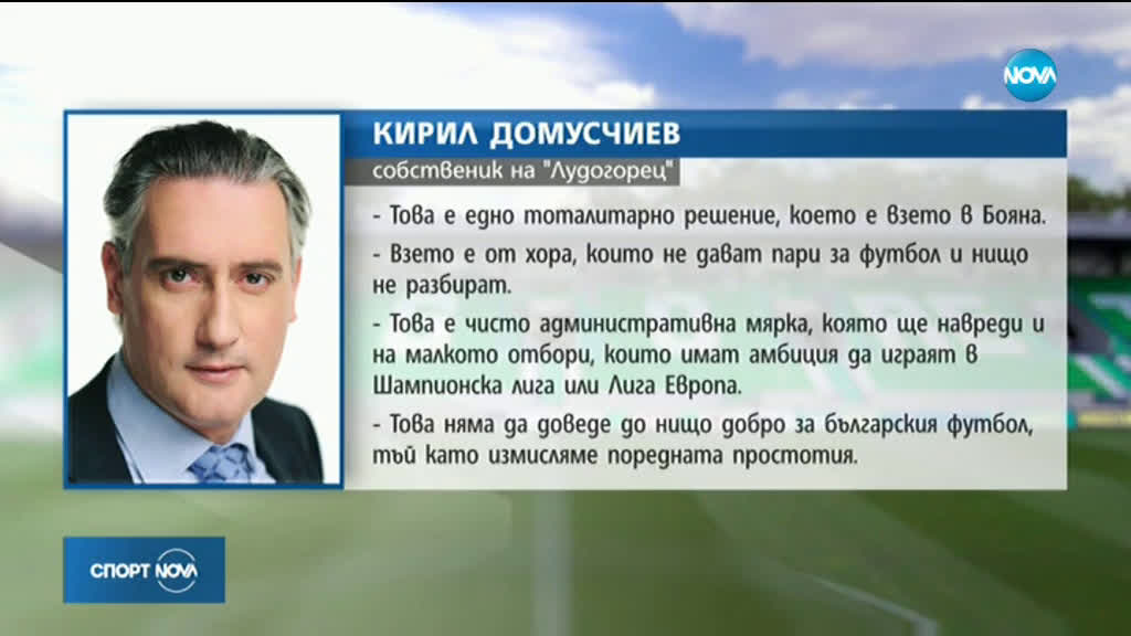 Кирил Домусчиев: Некомпетентни хора искат окончателно да убият футбола в България