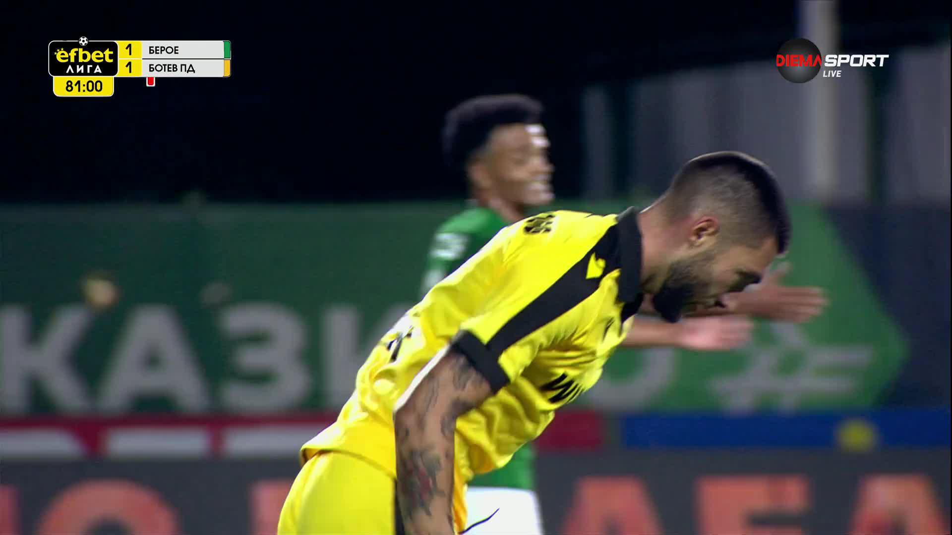 Botev Plovdiv with a Spectacular Goal vs. Beroe