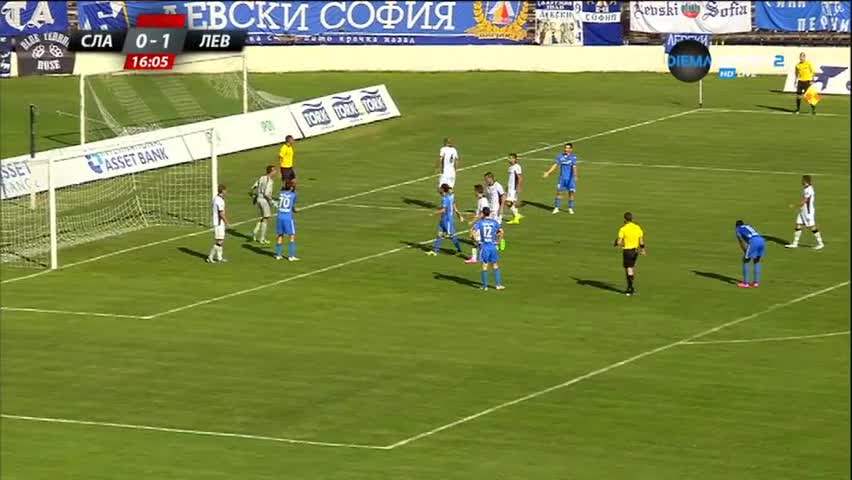 ВИДЕО: Първото полувреме на Славия - Левски