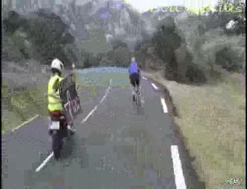 Много яка скрита камера - Tour de France