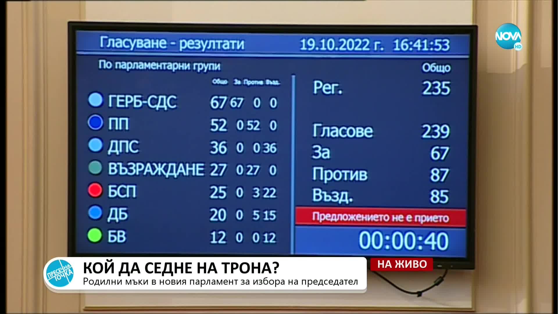 Пресечна точка (19.10.2022)
