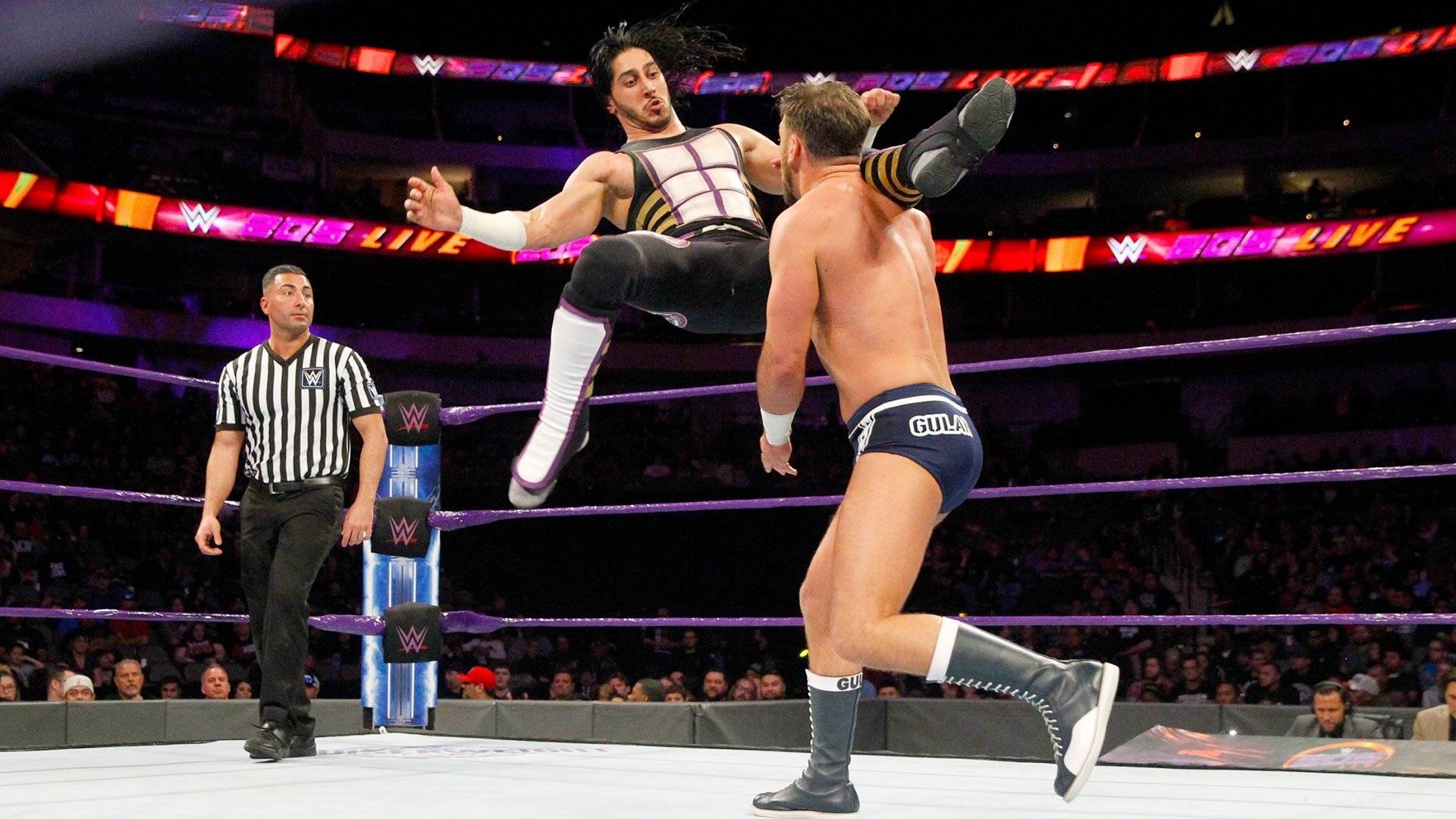 Мустафа Али срещу Дрю Гулак: WWE 205, 20 март 2018