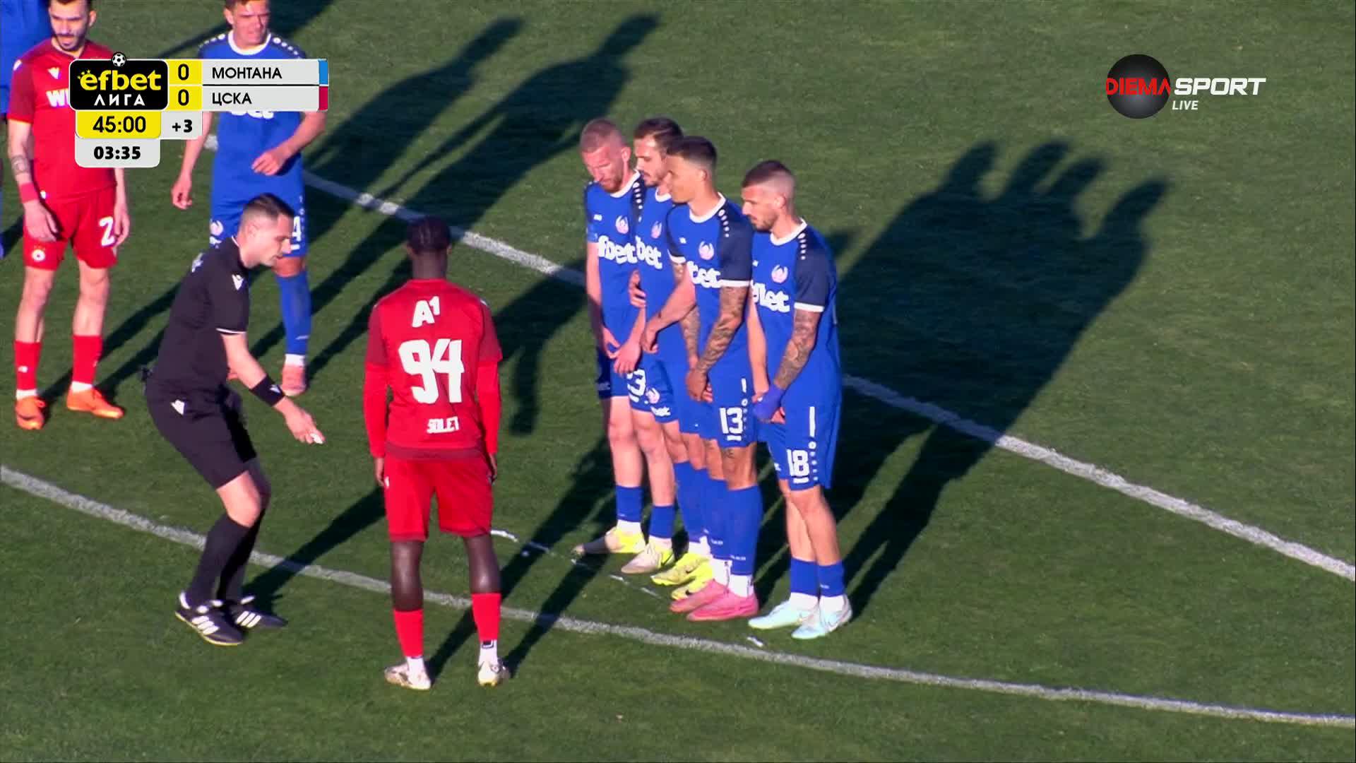 PFC Montana 1921 vs. PFC CSKA Sofia - 1st Half Highlights