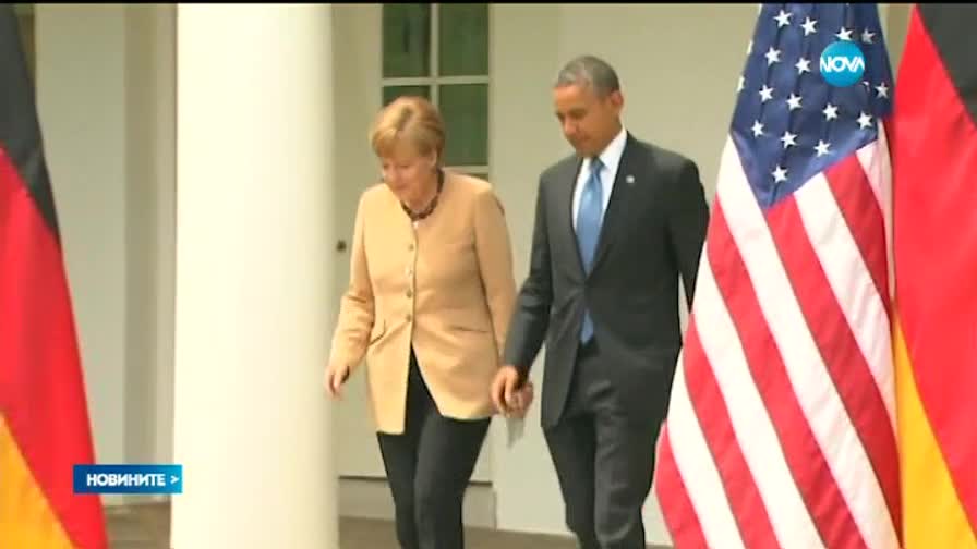 Ангела Меркел отнесе мирния план за Украйна на Обама