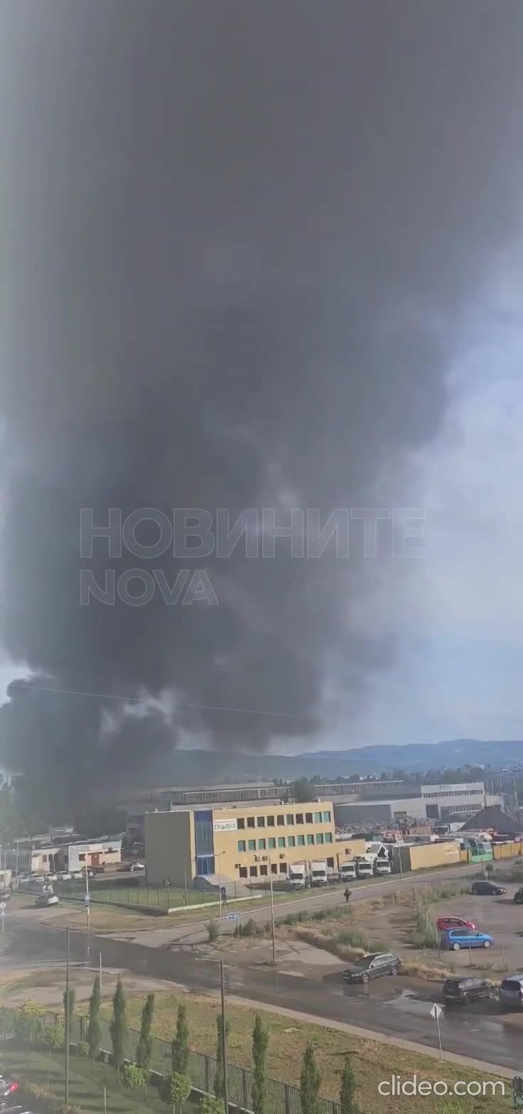 Голям пожар в София