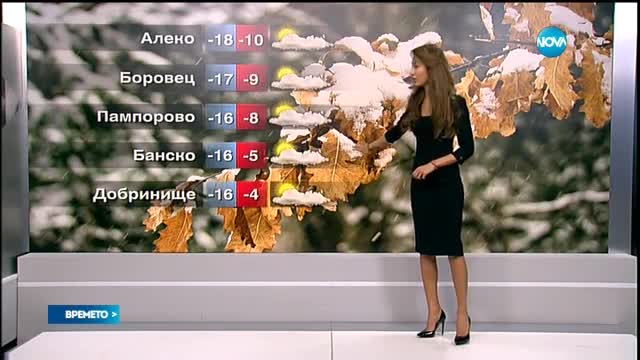 Прогноза за времето (23.01.2016 - обедна)