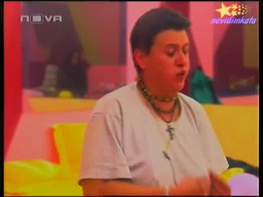 Big Brother 4-СКАНДАЛ-Манол И Иванина "Иванина Бясна!"07.11.2008