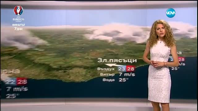 Прогноза за времето (03.07.2016 - сутрешна)