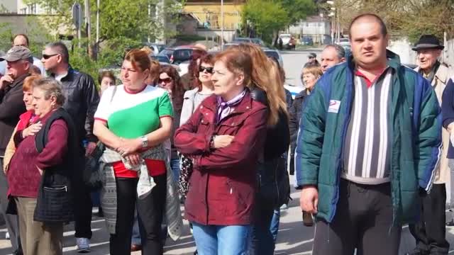Протест против изграждането на социални жилища в Аспарухово