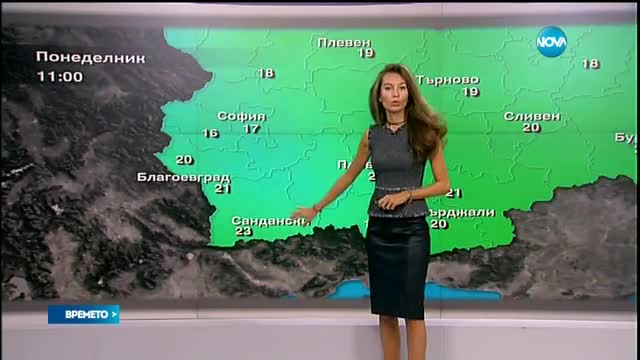 Прогноза за времето (25.09.2016 - централна емисия)