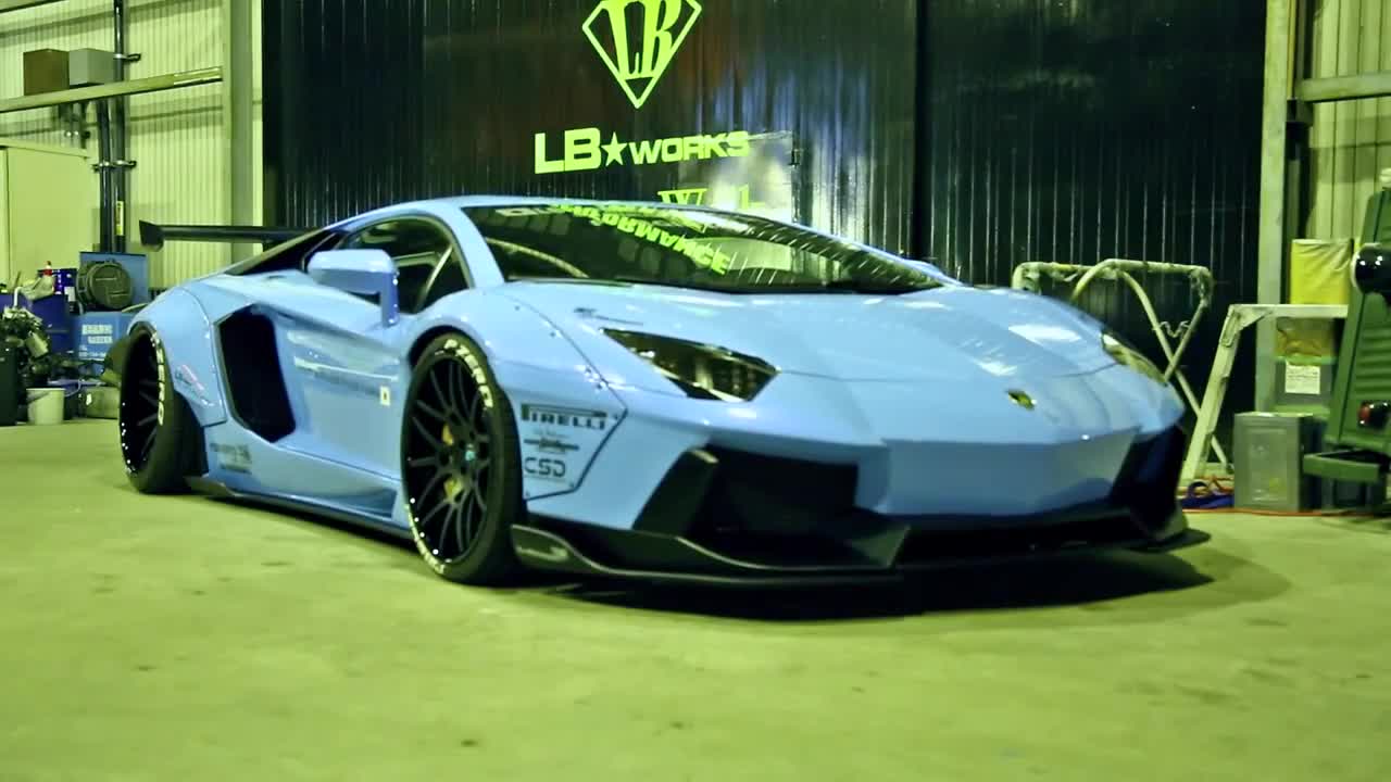 Откачено Lamborghini Aventador L P 720-4 бълващо огън!