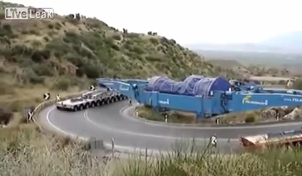 Как се взема завой със 170т турбина