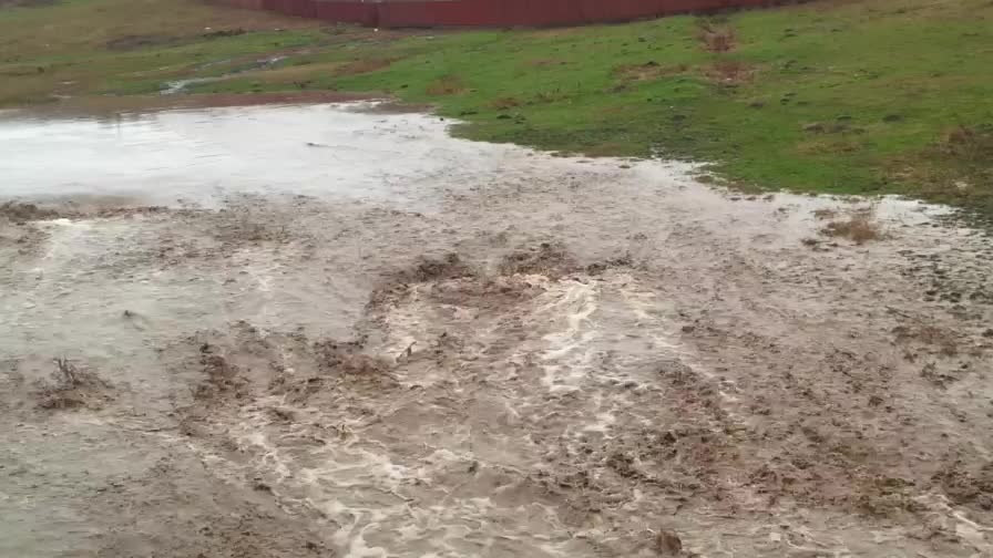 Спукан язовир и наводнение в c. Мъдрево, Разград