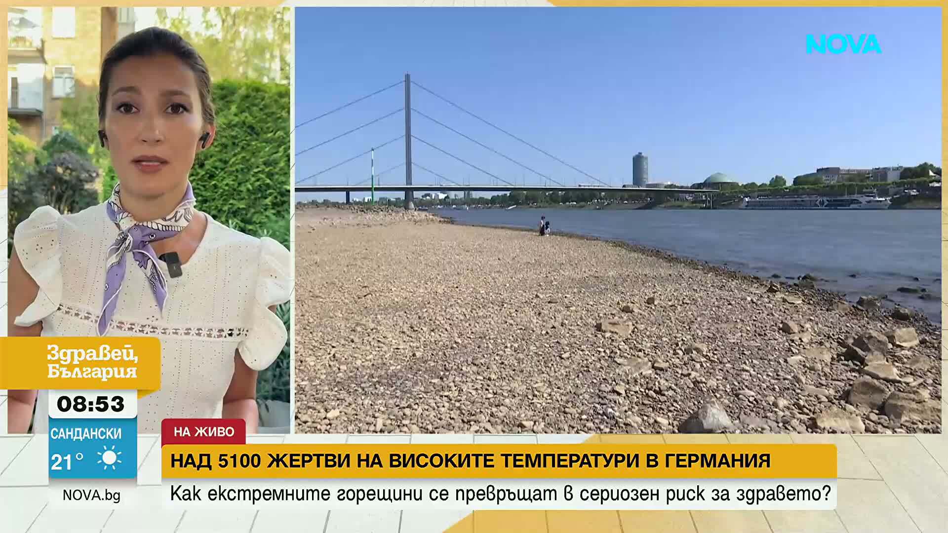 Хората в Германия не са свикнали с такива безпрецедентни жеги