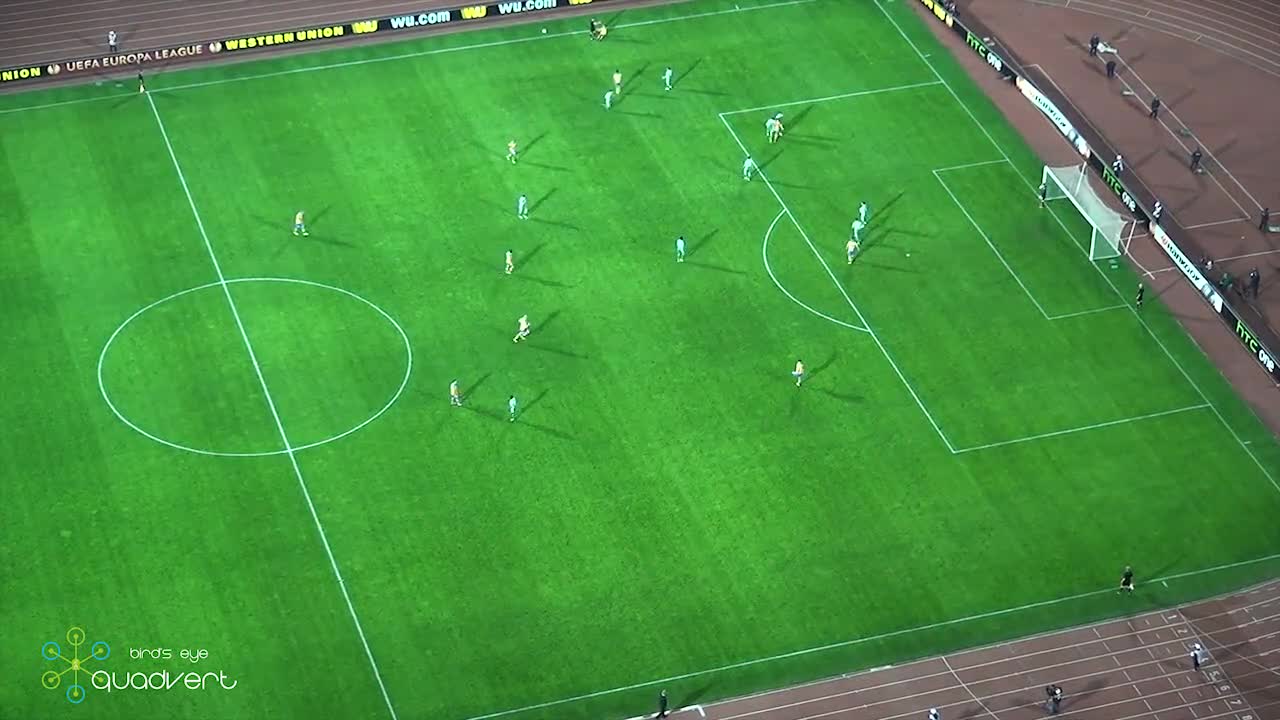 Лудогорец 0:3 Валенсия от птичи поглед