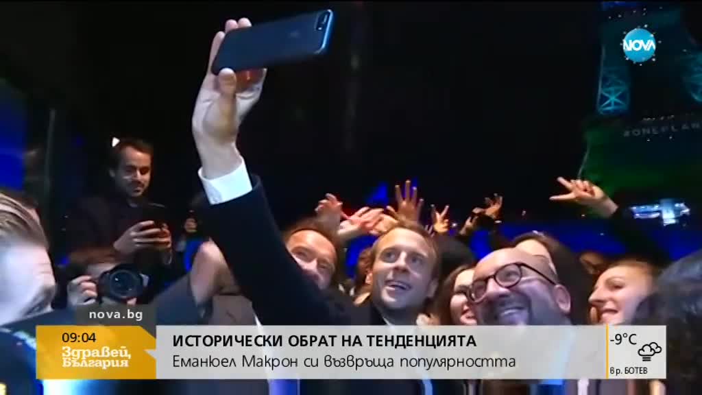 ИСТОРИЧЕСКИ ОБРАТ: Еманюел Макрон си възвръща популярността