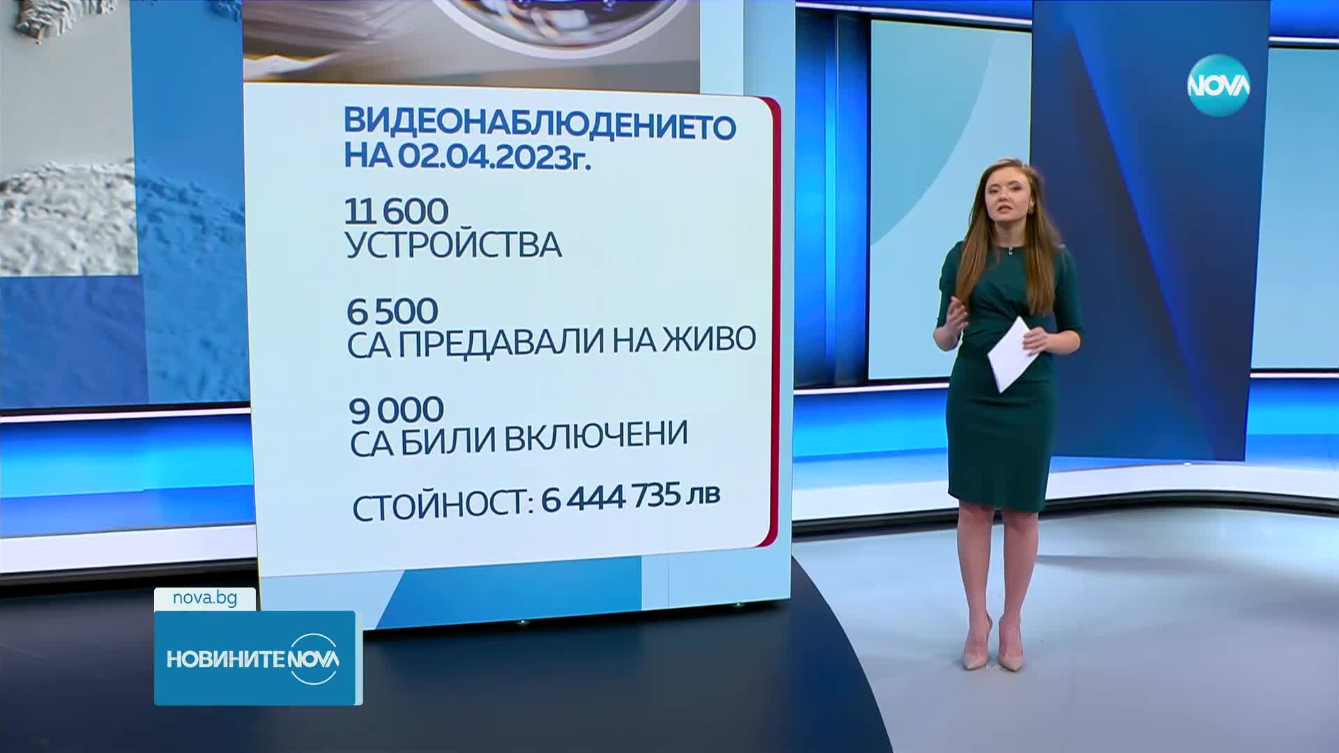 Половината от устройствата за видеонаблюдение не са предавали на живо преброяването в час пик
