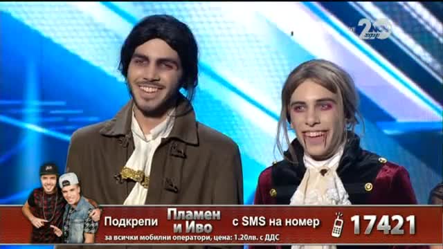 Иво и Пламен - X Factor Live (28.10.2014)