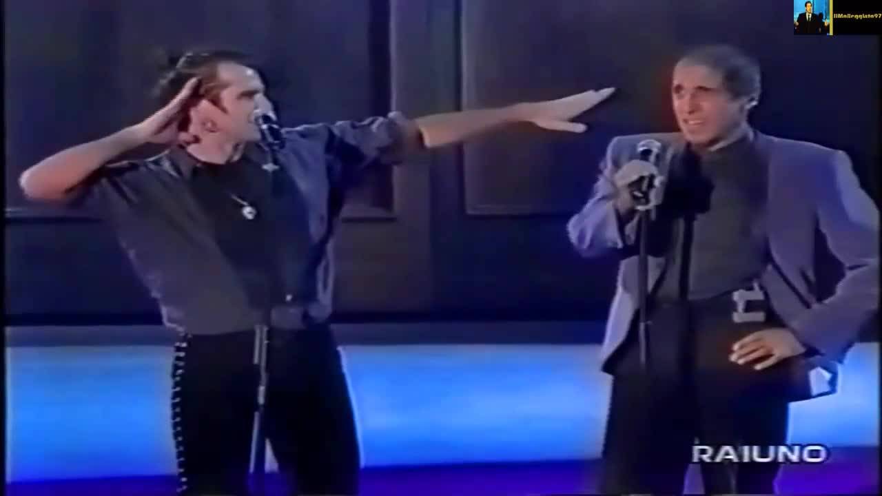 Adriano Celentano & Piero Pelu - Top 1000 - Svalutation - Live Raiuno - Hd