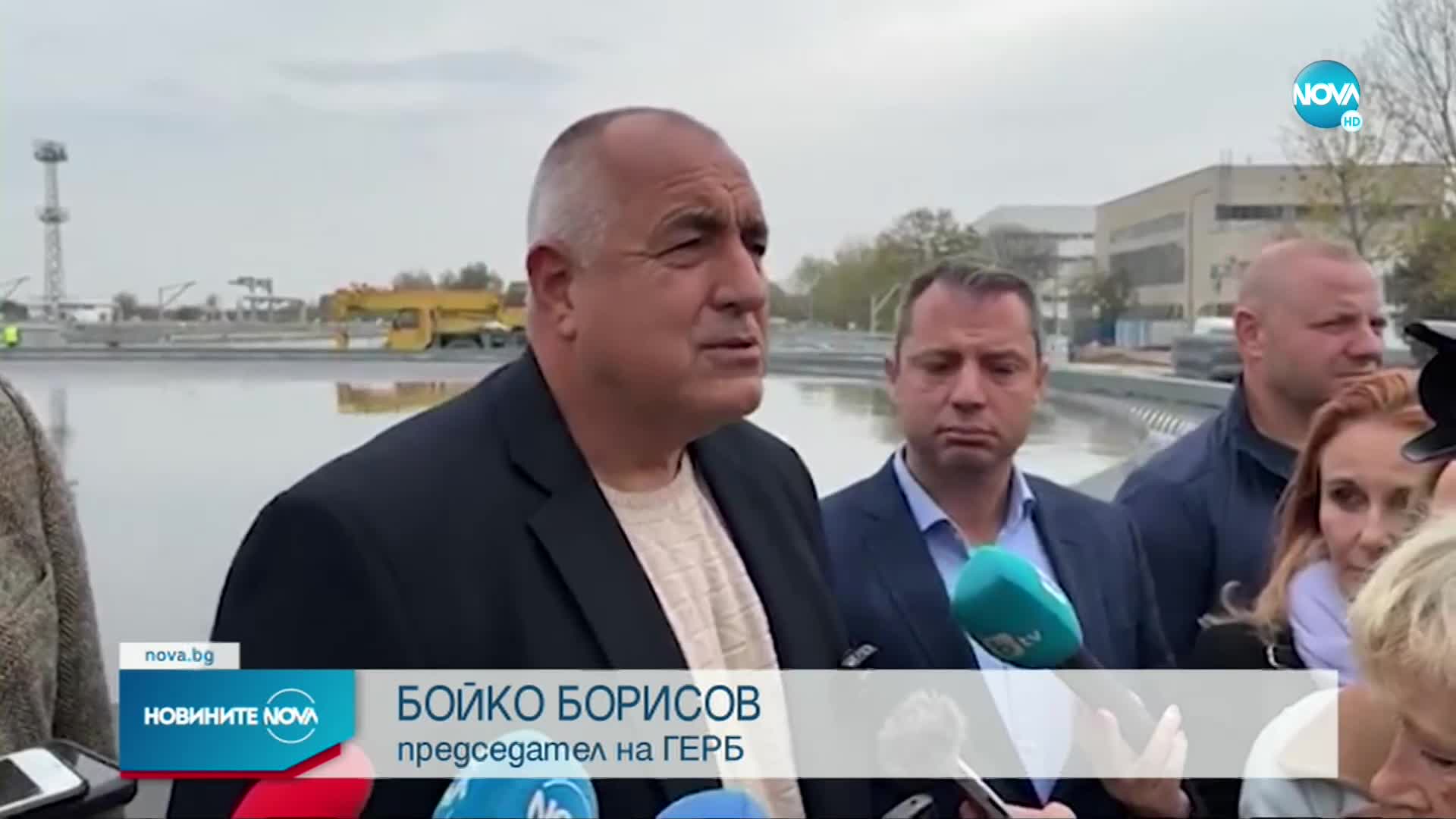 Словесна атака на председателя на ГЕРБ Бойко Борисов срещу репортер на NOVA