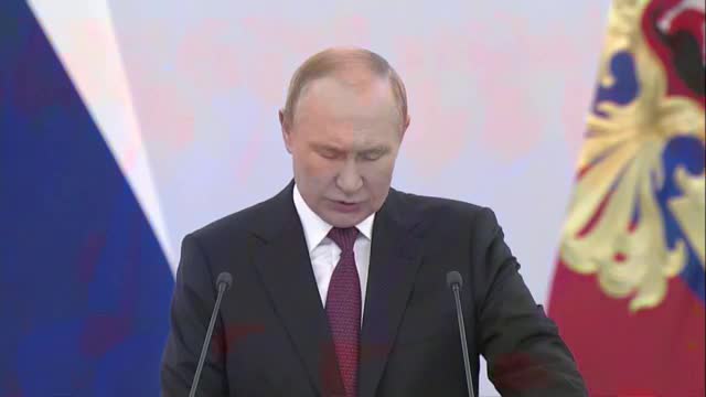 Речта на Путин за анексирането на четирите украински региона
